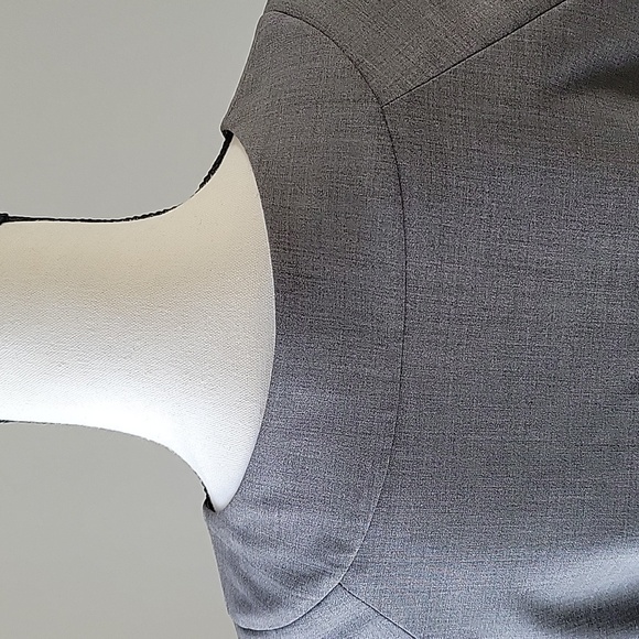 Theory Peplum Wool Blend Lined Women Size 12 Button Closure Blazer Jacket - Picture 4 of 14